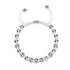 Argent | Bracelet Kikiballa Pavé de Cristaux | Blanc